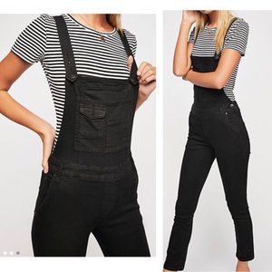 Free People Black Overalls Size 26